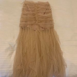 Alice McCall nude tulle skirt